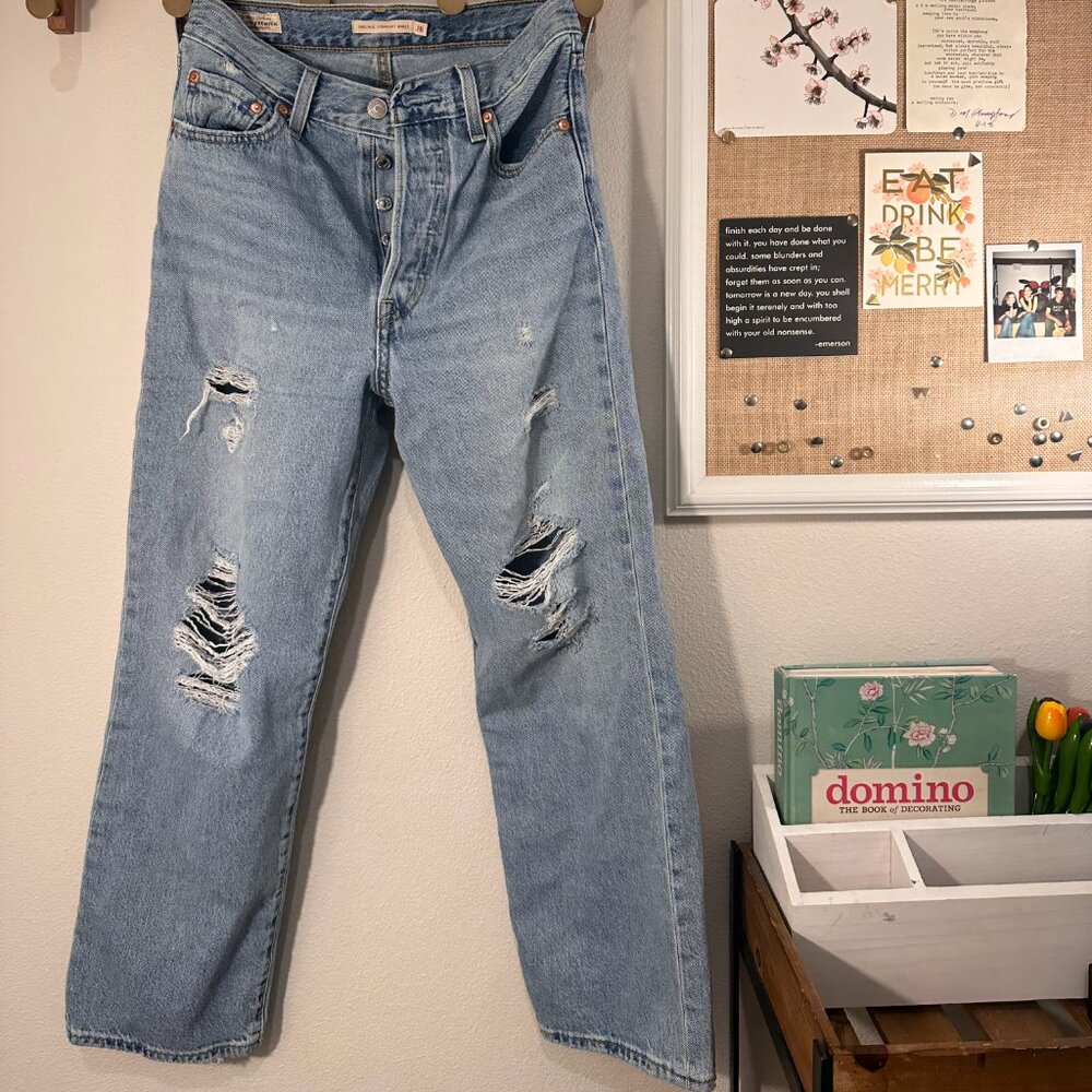 Levi’s Ribcage Straight Ankle Jeans - 26" Waist, 25" Inseam